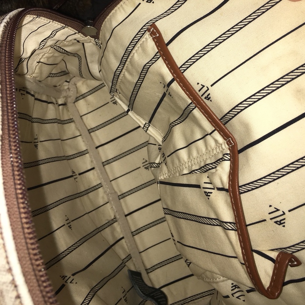 RLL Ralph Lauren Leather Backpack/Bag - Picture 4 of 5